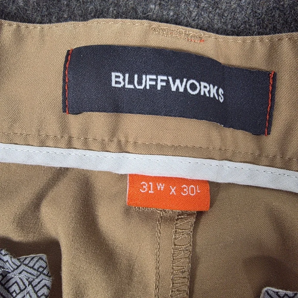 Bluffworks Pants‎ Men's 31x29 Travel Chino Performance Workwear Casual Tailored